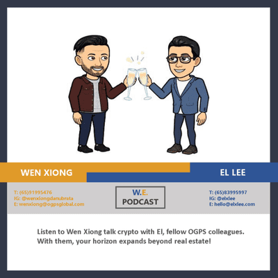 episode Podcast: El talks crypto and blockchain with agent friend Wen Xiong artwork