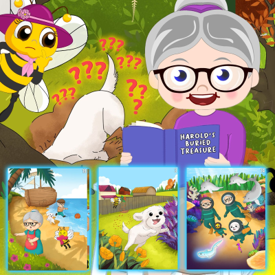episode Harold's Buried Treasure (with pictures!) - Mrs. Honeybee's Neighborhood artwork