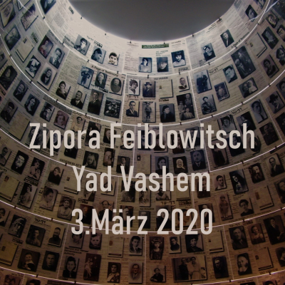 episode Zipora Feiblowitsch in Yad Vaschem am 3. März 2020 artwork