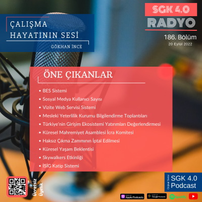 episode ÇALIŞMA HAYATININ SESİ 186. BÖLÜM | GÖKHAN İNCE-İŞ VE SOSYAL GÜVENLİK UZMANI artwork