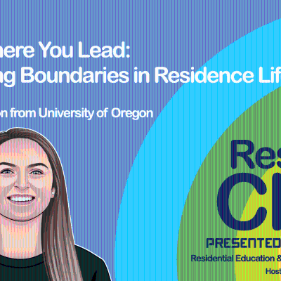 episode ResEdChat Ep 130: Living Where You Lead: Embracing Boundaries in Residence Life artwork