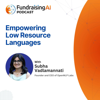 episode Episode 42 - Empowering Low Resource Languages with Subha Vadlamannati of OpenNLPLabs artwork