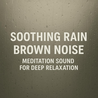 episode Soothing Rain Brown Noise Meditation Sound For Deep Relaxation artwork