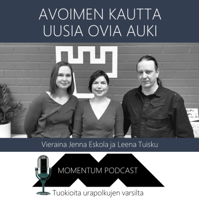 episode Avoimen kautta uusia ovia auki | Jenna Eskola ja Leena Tuisku artwork