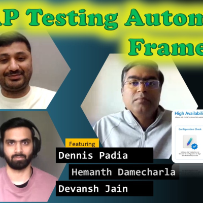episode #241 - The one with the SAP Testing Automation Framework (Dennis Padia, Devansh Jain, Hemanth Damecharla) | SAP on Azure Video Podcast artwork