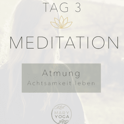 episode Meditationskurs BASIC Tag 3 — Atemmeditation - Achtsamkeit leben artwork