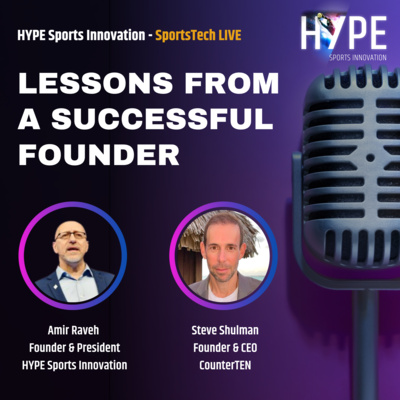 episode SportsTech LIVE - Ft. Steve Shulman - Founder & CEO of CounterTEN artwork