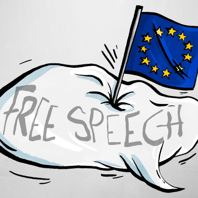 episode Listen to This Article: Europe Fires a Speech Warning artwork