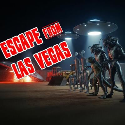 episode Escape from Las Vegas: How the Extraterrestrials Got Out Before the Cops Arrived artwork