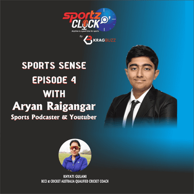 episode Episode 4 featuring Khyati Gulani, a women cricket coach with anchor & host Aryan Raigangar artwork