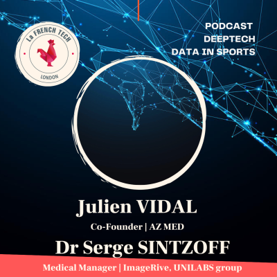 episode AI in Sports - Julien VIDAL, Co-founder AZ MED | broken bones, radiology & AI artwork