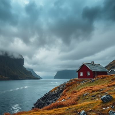 episode Windy Norwegian Cabin - 10 Hours Sleep Sound artwork