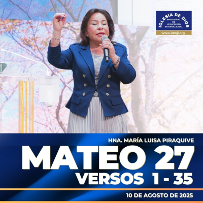 episode Mateo 27 vr 1 – 35, Hna. María Luisa Piraquive, 10 de agosto de 2025 artwork