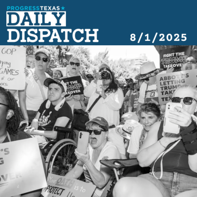 episode Daily Dispatch 8/1/25: Throngs Converge On Texas Capitol To Oppose Trump Map, and More artwork