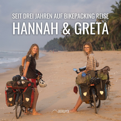 episode Hannah & Greta: Zwei Schwestern, zwei Fahrräder und drei Jahre Bikepacking durch Europa und Afrika - Live Podcast Eurobike 2024 artwork