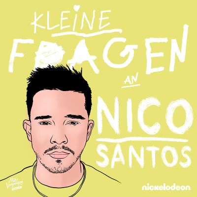 Nico Santos, hattest du schon immer so gerade Zähne?