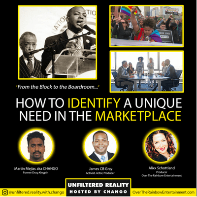 episode "FROM THE BLOCK TO THE BOARDROOM” – HOW TO IDENTIFY A UNIQUE NEED IN THE MARKETPLACE artwork