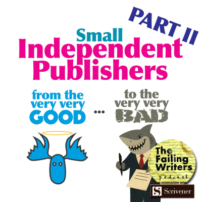 episode S5 Ep15: Small Publishers Pt2 (From the brilliant BlueMoose Books - to those nasty scammers) artwork