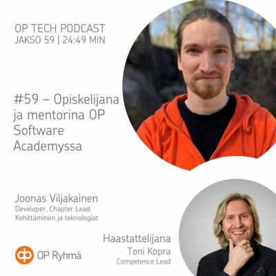 episode #59 – Opiskelijana ja mentorina OP Software Academyssa artwork