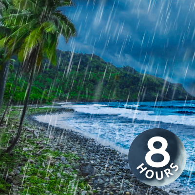 episode Rainy Day & Ocean Waves for Deep Sleep | 8 Hour Ocean & Rain Sounds artwork