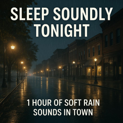 episode Sleep Soundly Tonight: 1 Hours of Soft Rain Sounds in Town artwork