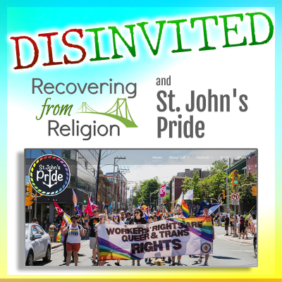episode DISINVITED: Recovering From Religion and St. John's Pride artwork