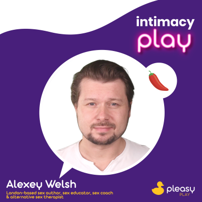 episode Sex tips on how to have better Sex and more pleasure with Alexey Welsh, Sex Educator and Sex Coach - Valentine´s Day Special artwork