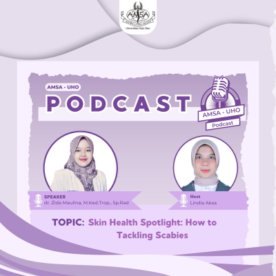 episode AMSA-UHO Podcast #Ep.22 Skin Health Spotlight: How to Tackling Scabies artwork
