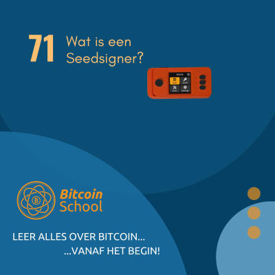 episode Les 71 - Wat is een Seedsigner? artwork