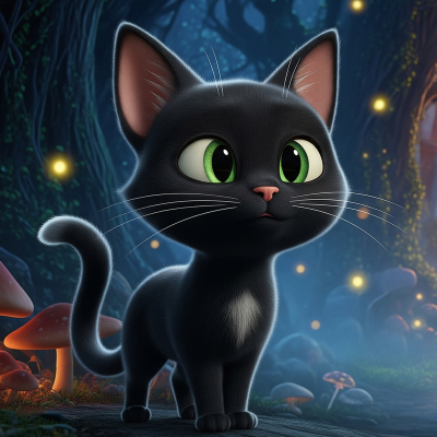 episode Katten, der talte for meget - En Halloween historie artwork