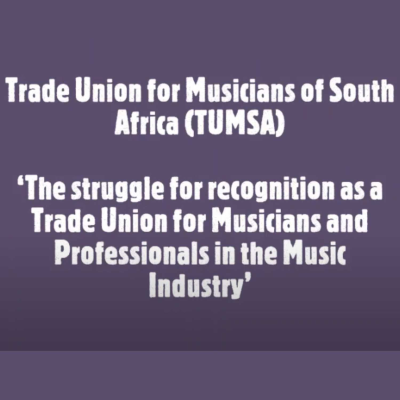 episode TUMSA Trade Union for Musicians of South Africa artwork