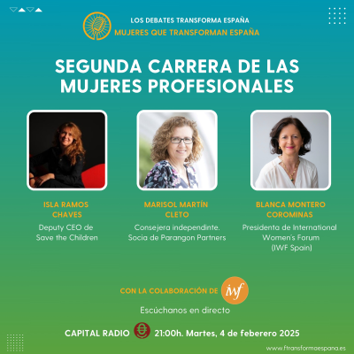 episode Mujeres que transforman España. Segunda carrera de las mujeres profesionales. artwork