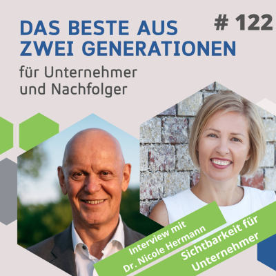 episode 122 - Interview mit „Business-Doc“ Dr. Nicole Hermann - Sichtbarkeit für Unternehmer artwork