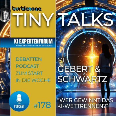 episode Turtlezone Tiny Talks - Wer gewinnt das KI-Wettrennen? artwork