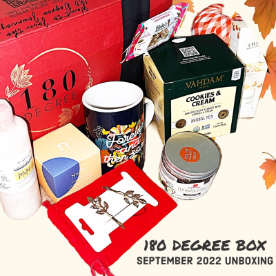 episode 180 Degree Box, September 2022 Unboxing + 15% Off Discount! | Unique Woman's Lifestyle Subscription artwork