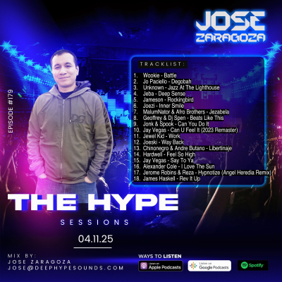 episode 179: Jose Zaragoza - The Hype Sessions Volume # 179 artwork