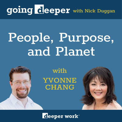 episode People, Purpose and Planet with Yvonne Chang artwork