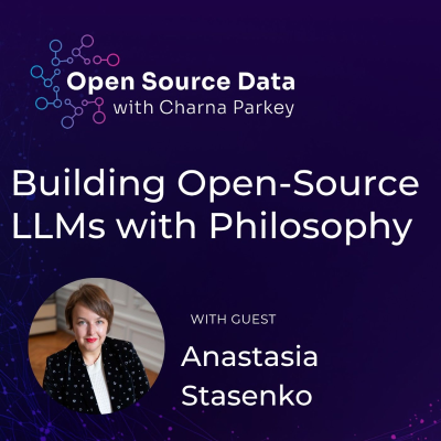 episode Building Open-Source LLMs with Philosophy | Anastasia Stasenko artwork