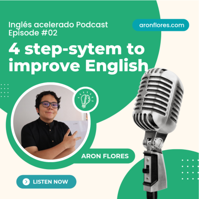 episode 4 step-sytem to improve your English - #02 artwork