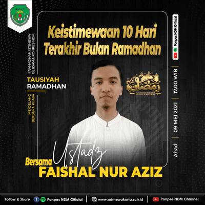 episode 《 𝐓𝐚𝐮𝐬𝐢𝐲𝐚𝐡 𝐑𝐚𝐦𝐚𝐝𝐡𝐚𝐧 - 𝐔𝐬𝐭𝐚𝐝𝐳 𝐅𝐚𝐢𝐬𝐡𝐚𝐥 𝐍.𝐀: 𝐊𝐞𝐢𝐬𝐭𝐢𝐦𝐞𝐰𝐚𝐚𝐧 𝟏𝟎 𝐇𝐚𝐫𝐢 𝐓𝐞𝐫𝐚𝐤𝐡𝐢𝐫 𝐑𝐚𝐦𝐚𝐝𝐡𝐚𝐧 》 artwork