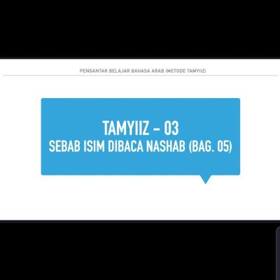 episode Tamyiiz 03, Pertemuan 024: Kapan isim dibaca nashab [bag. 05] artwork