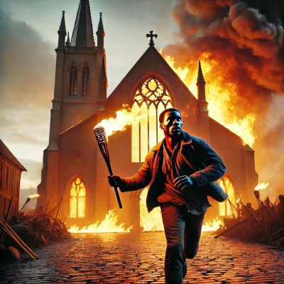 episode Un rapporto allarmante sui crimini contro le chiese in Francia artwork