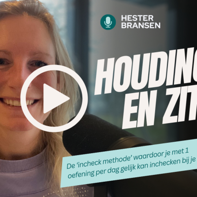 episode #38 Houding en zit, mijn incheck methode waardoor je met 1 oefening per dag elke rit gelijk kan connecten met je paard artwork