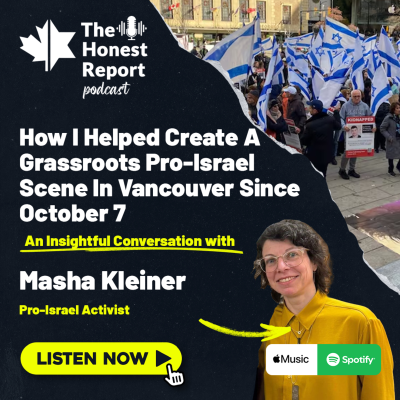 episode How I Helped Create A Grassroots Pro-Israel Scene In Vancouver Since October 7: An Insightful Conversation With Activist Masha Kleiner artwork