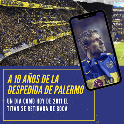 episode Episodio 36 - A 10 años de la despedida de Martín Palermo artwork