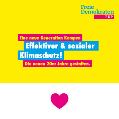 episode Eine neue Generation Kempen - Wahlprogramm der FDP (Effektiver & sozialer Klimaschutz) artwork