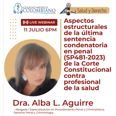 episode Aspectos estructurales sentencia condenatoria en penal SP481-2023 contra profesional de la salud artwork