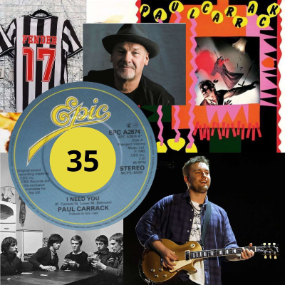 episode Afl. 35 Paul Carrack en zijn bandleden en nieuwe rockheld Sam Fender artwork