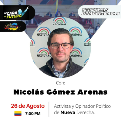 episode Tertulias Democráticas🎙 con Nicolás Gómez Arenas artwork