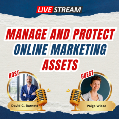 episode LIVE Paige Wiese- Manage and protect online marketing assets artwork